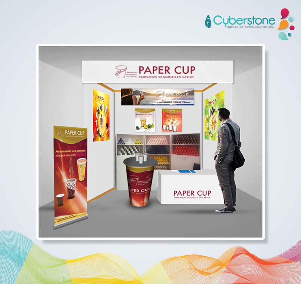 Habillage stand - PAPER CUP